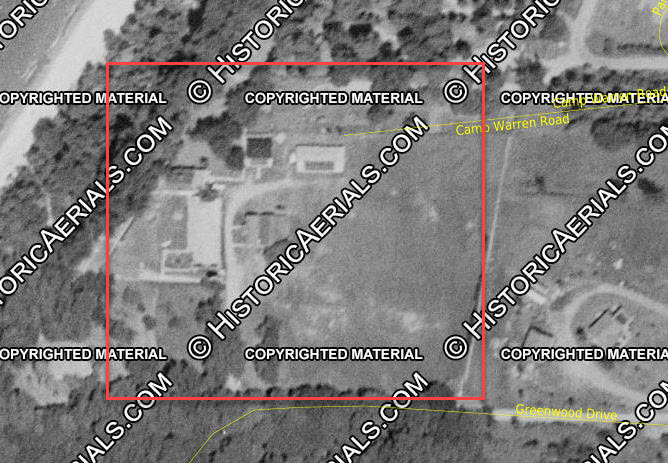 Camp Warren - 1950S Aerial Photo (newer photo)
